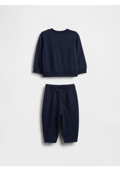 Bebek Lacivert Vintagesoft Varsity Logo Sweat Set modelleri