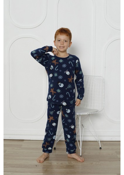 Kışlık Çocuk Polar Pijama Takım