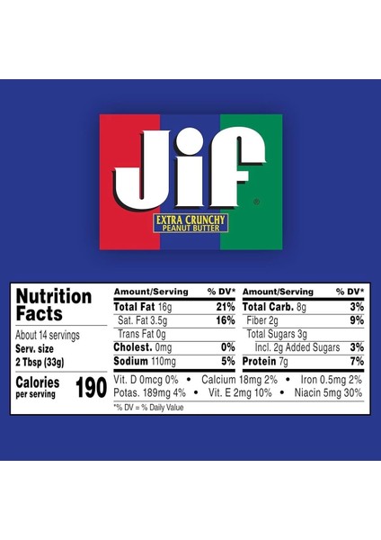 Extra Crunchy Peanut Butter 1.13KG