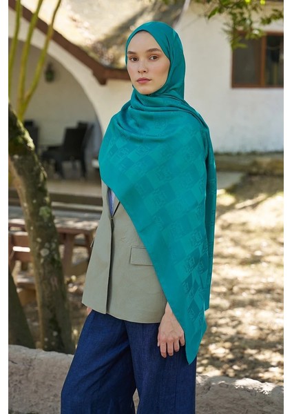 Benetton Ed Scarf Welness Monogram Desen Şal