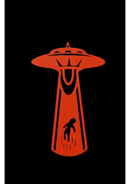 Uçan Daire Figürlü Kitap Ayracı