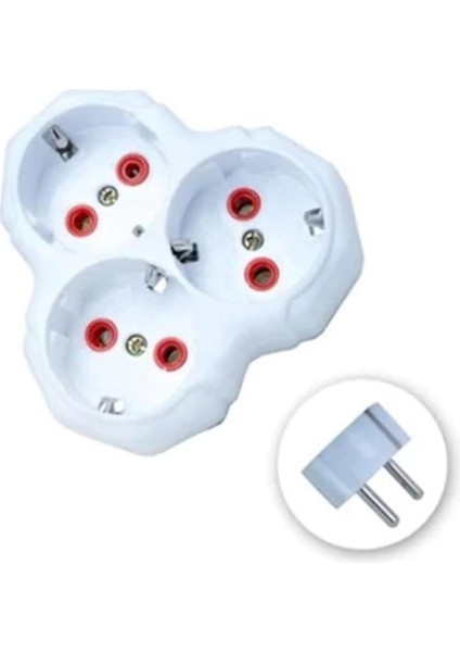 Asel Golyat Yonca Priz 3 Lü Asl 510 (Kablosuz)