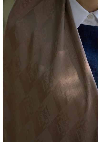Vizon Ed Scarf Welness Monogram Desen Şal fırsatları
