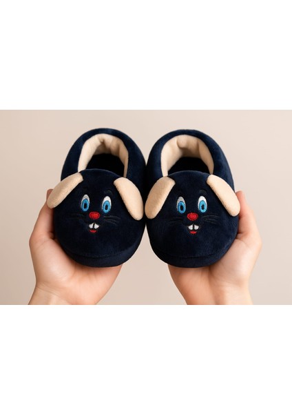 Tavşan Baskılı Unisex Çocuk Panduf modelleri