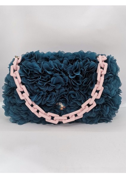 Kanvas Çanta El Yapımı Kurdele İp