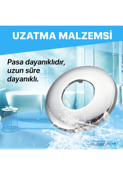 4 Adet Musluk Aynası 304 Paslanmaz Çelik – Dayanıklı, Şık ve Uzun Ömürlü Bağlantı Parçası fırsatları