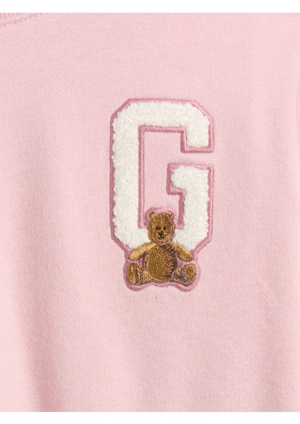 Bebek Pembe Vintagesoft Varsity Logo Sweat Set fiyatları