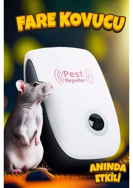 Fare Haşere Kemirgen Kovucu Elektronik Ultra Sonic Kovucu Yüksek Frekans XLF101
