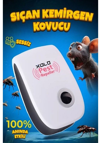 Fare Haşere Kemirgen Kovucu Elektronik Ultra Sonic Kovucu Yüksek Frekans XLF101 modelleri