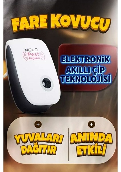Fare Haşere Kemirgen Kovucu Elektronik Ultra Sonic Kovucu Yüksek Frekans XLF101