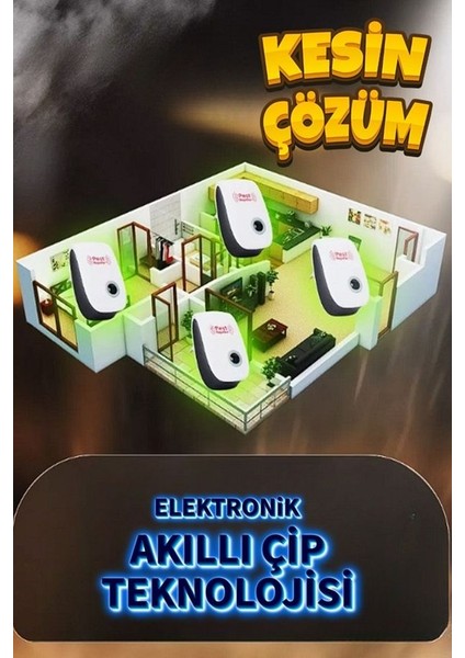 Fare Haşere Kemirgen Kovucu Elektronik Ultra Sonic Kovucu Yüksek Frekans XLF101