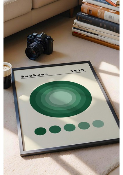 Bauhaus 1919 Çerçeveli Tablo Bauhaus Çemberleri - Eklektik Tarz Duvar Dekoru fiyatları