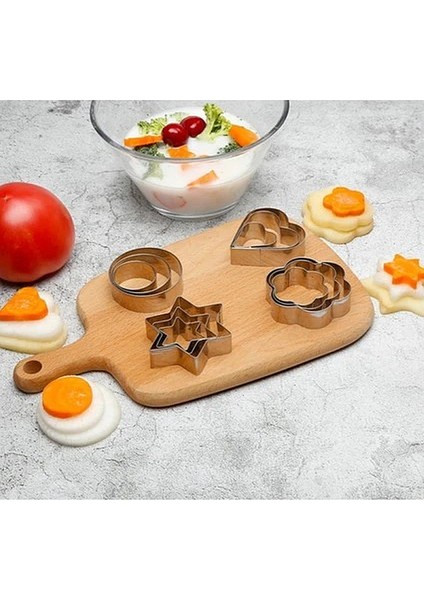 12 Parça Şekilli Kurabiye Kalıbı-Paslanmaz Çelik fiyatları