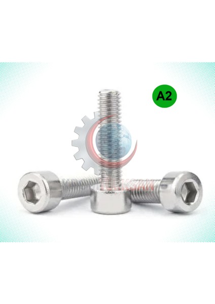 -Paslanmaz Imbus Civata A2 M5
