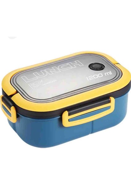 Taşınabilir Hermetik Yemek Kabı 2 Katmanlı