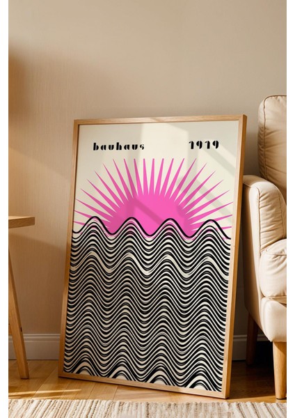 Bauhaus 1919 Çerçeveli Tablo - Eklektik Tarz Duvar Dekoru