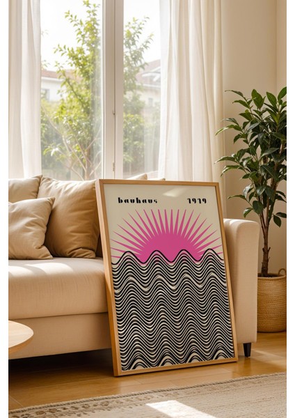 Bauhaus 1919 Çerçeveli Tablo - Eklektik Tarz Duvar Dekoru fiyatları