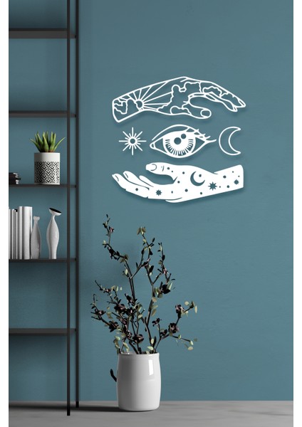 Gece ve Gündüzün Gözü Astroloji Metal Tablo