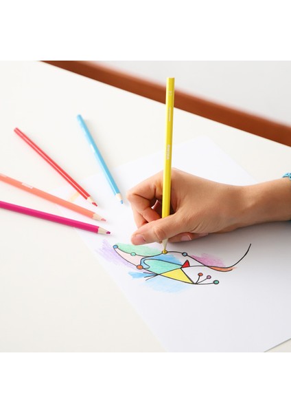 12'li Altıgen Kuru Boya Seti 2.9mm fırsatları