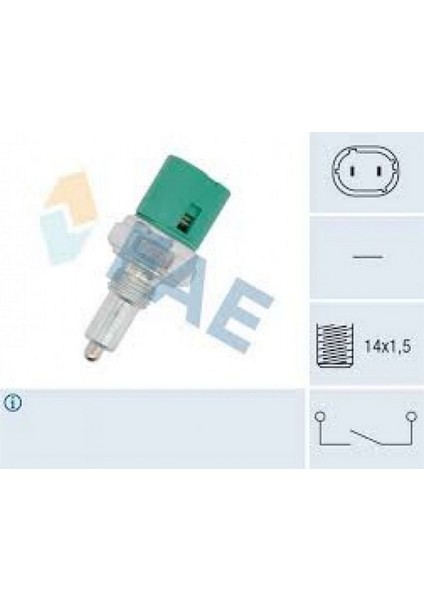Geri Vites Müşürü 2 Fişli Megane 2-3-4-Clio 1-2-3-4-Symbol-Thali-Kangoo 1-2-3-Laguna 1-2-R9-R19-R21- Dpmah