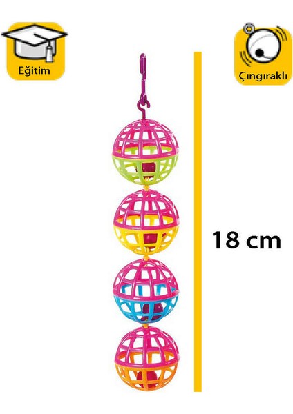 Karlıe Plastik Kuş Oyuncağı 18CM Dpmah