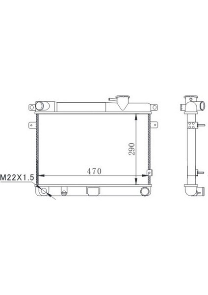 Radyatör M131 Em-Ym 470X292X34 3 Sira Süper Dpmah