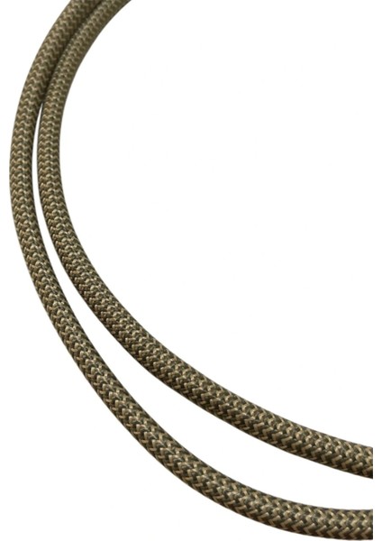 Dekoratif Kumaş Aydınlatma Elektrik Kablosu (2*0,50 Ttr) (Haki Kahve Zigzag) 1 Metre modelleri