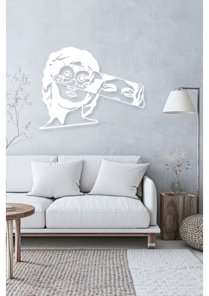 Sünger Bob Gözlü Hermes Metal Tablo