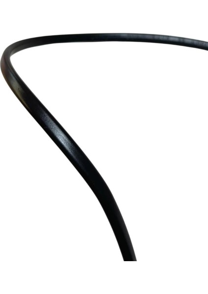 Aydınlatma Elektrik Kablosu Yassı Kablo (2*0,50 Ttr Balık Sırtı Tip) (Tam Bakır) Siyah 3 Metre modelleri