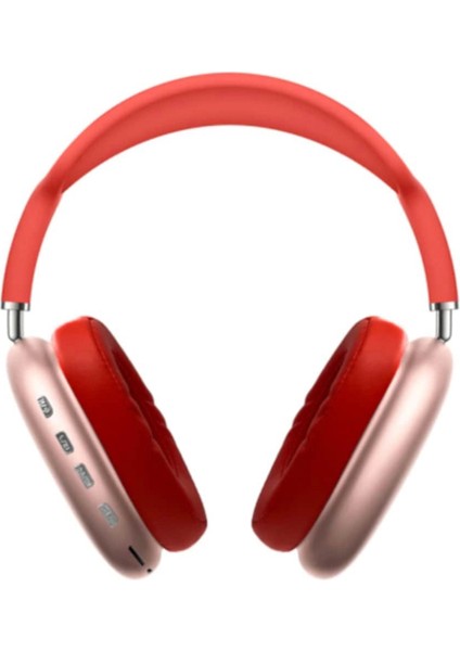 P9 Bluetooth Kablosuz Kulaküstü Kulaklık Kırmızı modelleri
