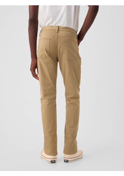 Erkek Kahverengi Gapflex Slim Fit City Max Jean Pantolon fırsatları