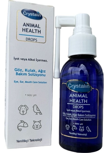 Köpek ve Kediler Için Göz, Kulak, Ağız Bakım Solüsyonu 100ML