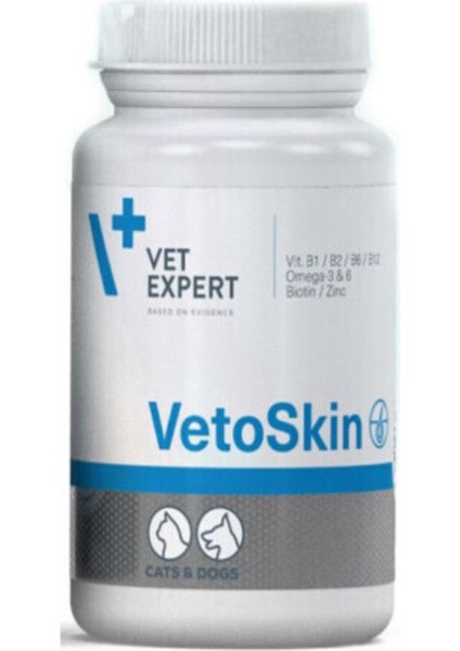 Vetexpert Vetoskin 90 Kapsül Köpek Kedi Vitamin
