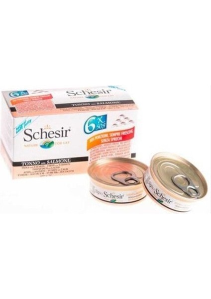 Cat Jelly Multipack Ton ve Somon Balıklı Kedi Konservesi 6X50 gr