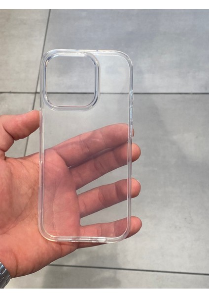 Iphone 16 Pro Uyumlu Koruyucu Darbe Emici Şeffaf Silikon Kılıf