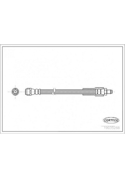 Fren Hortumu Arka Mercedes Viano W639 03 Vito W639 03 Dpmah