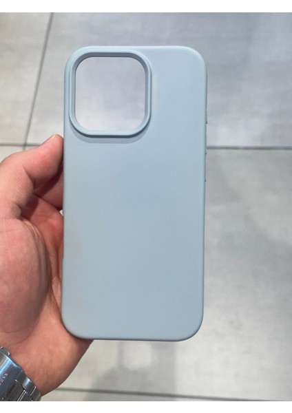 Iphone 16 Pro Uyumlu Içi Kadife Silikon Lansman Kılıf