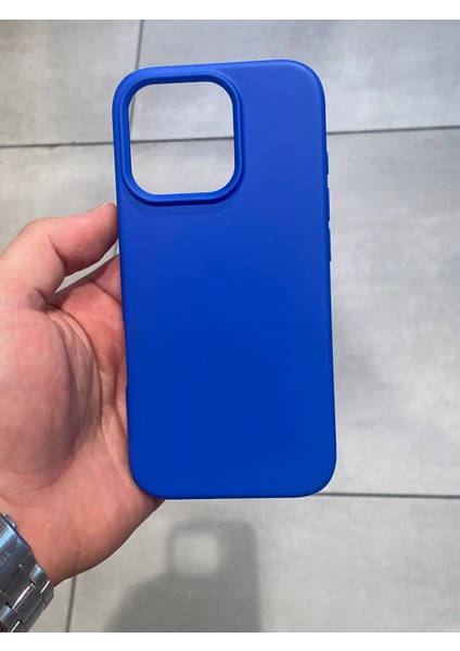 Iphone 16 Pro Uyumlu Içi Kadife Silikon Lansman Kılıf