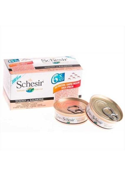 Ton Balığı ve Somonlu Yaş Kedi Maması 50 gr * 6 Adet