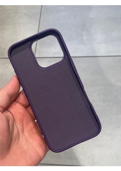 Iphone 16 Pro Uyumlu Içi Kadife Silikon Lansman Kılıf modelleri