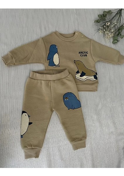Iggy Erkek Bebek/çocuk Polar Takım - Bej