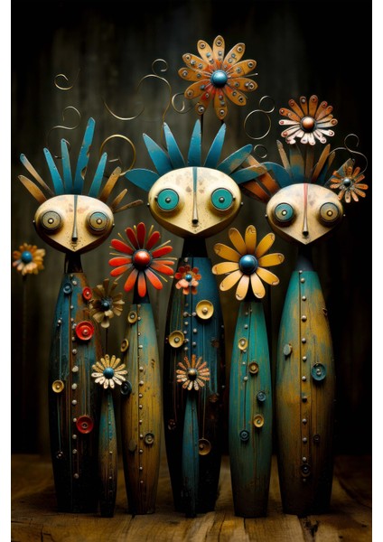 Dekoratif Sanat Kanvas Tablo