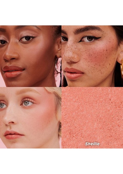 Shellie Wanderful World - Mercan ve Pembe Tonlarında Seyahat Boyu Pudra Allık fiyatları