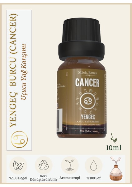 Yengeç Burcu - Cancer, Uçucu Yağ Karışımı, 10ML