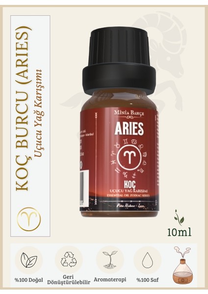 Koç Burcu - Aries, Uçucu Yağ Karışımı, 10ML