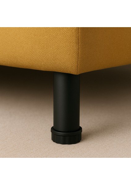 4 Adet Ayarlanabilir 10 cm Siyah Metal Mobilya Ayağı – Dolap Kanepe Baza Koltuk Yükseltici fiyatları