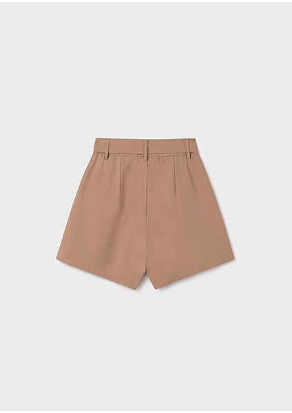 Kahve Kız Çocuk Kemerli Bermuda Şort 7217 fiyatları