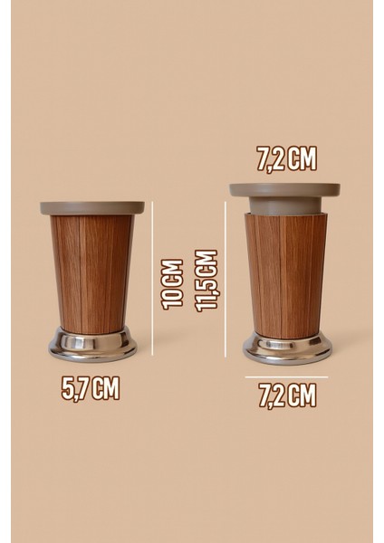 4 Adet 10 cm Plastik Mobilya Ayağı Akçaağaç Koltuk, Baza, Dolap, Kanepe Ayağı Dayanıklı Ayak Takımı indirimleri