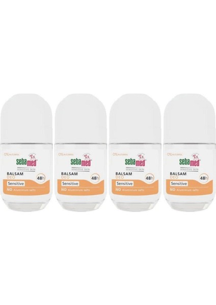 Deodorant Roll-On 50ML Balsam Hassas/sensitive (4 Lü Set)