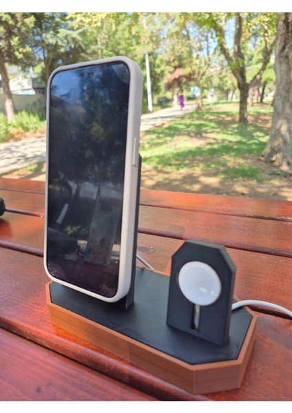 Magsafe Uyumlu Telefon ve Akıllı Saat Şarj Standı – Çoklu Şarj Istasyonu modelleri